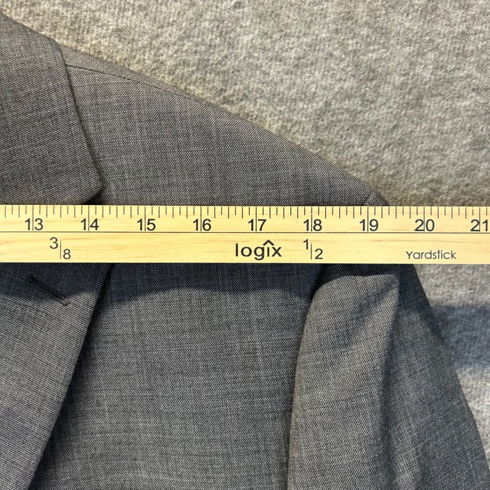 Lauren Ralph Lauren Mens 44S Grey 100% Wool Two Button Blazer Sport Coat Jacket - Picture 4 of 7